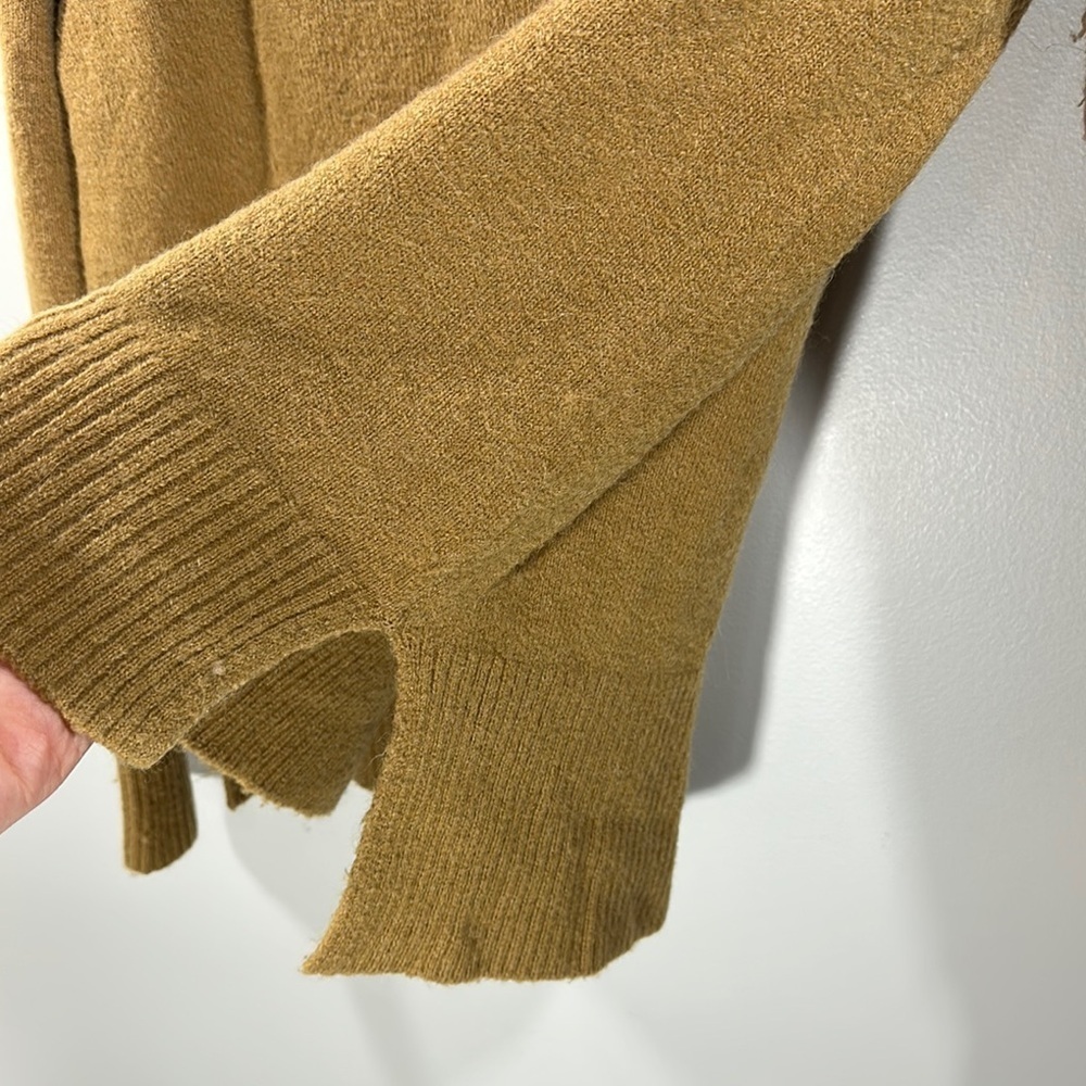 J. Crew Red, Navy, and Tan Striped Colorblock Turtleneck Long Sleeve Sweater XXS - Picture 5 of 7